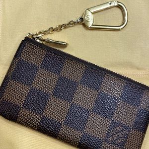Louis Vuitton Key Pouch Damier Ebene